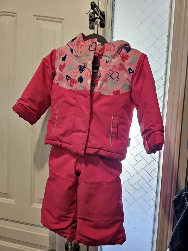 Gusti Pink 2-Piece Snowsuit Size 18M