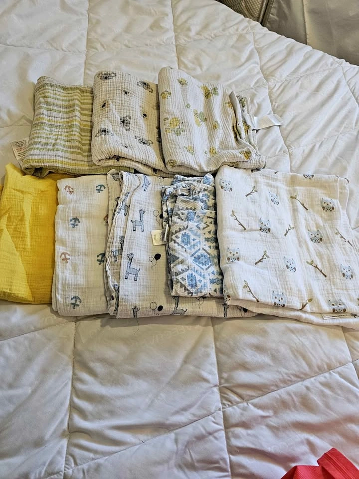 Baby Blanket and Swaddle Lot