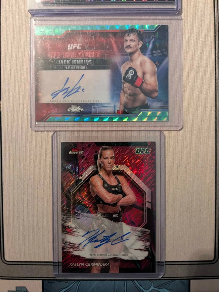 3 UFC card Autos 1 numbered - photo 3