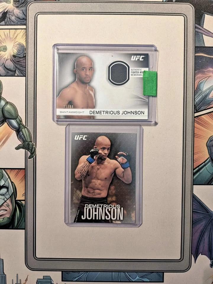 Demetrius Mighty mouse Johnson UFC card lot