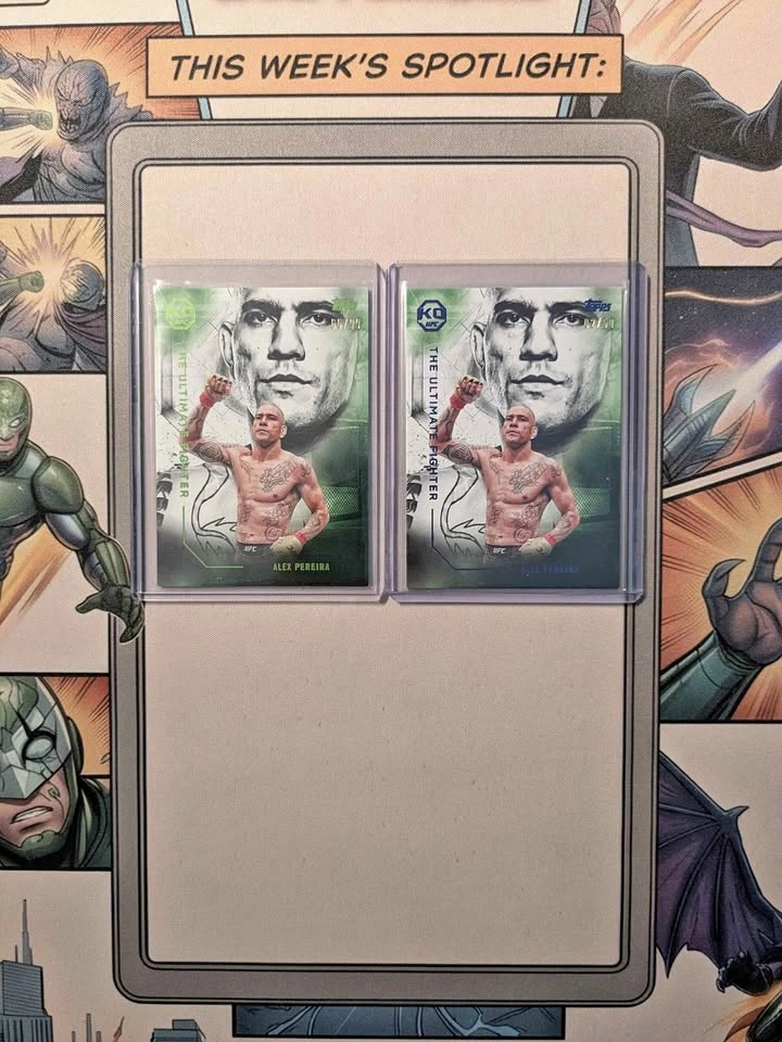 Alex Pereira Numbered UFC Trading cards