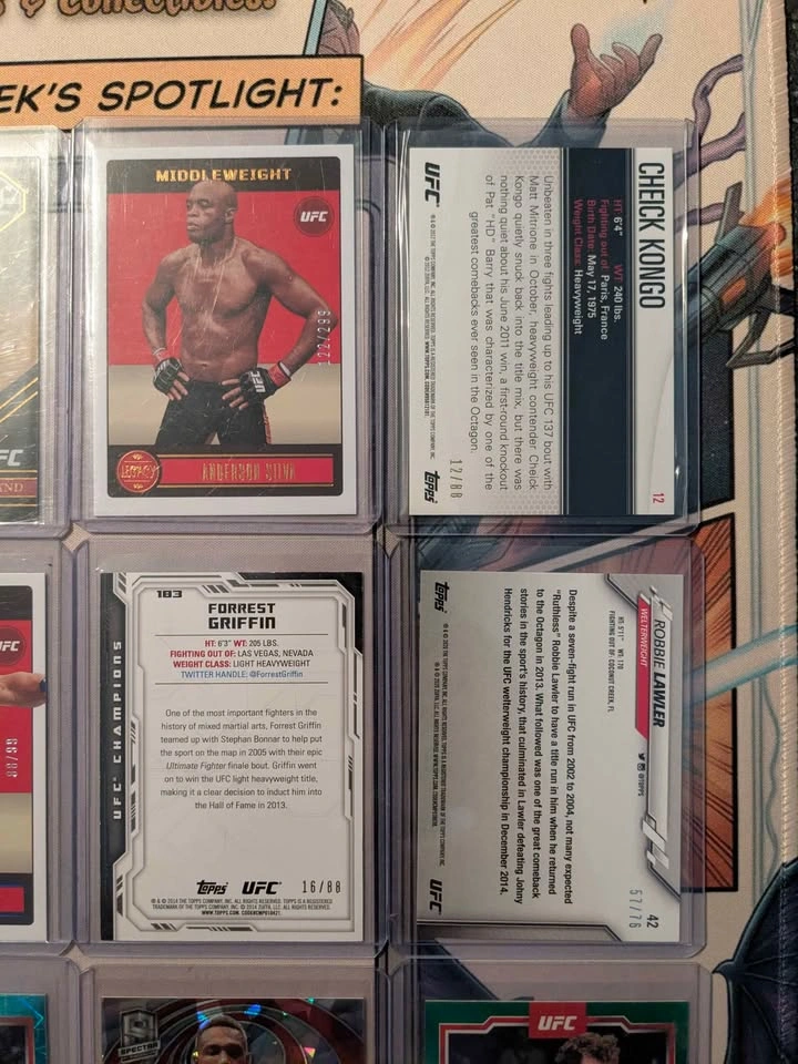 Various Numbered UFC cards - photo 3