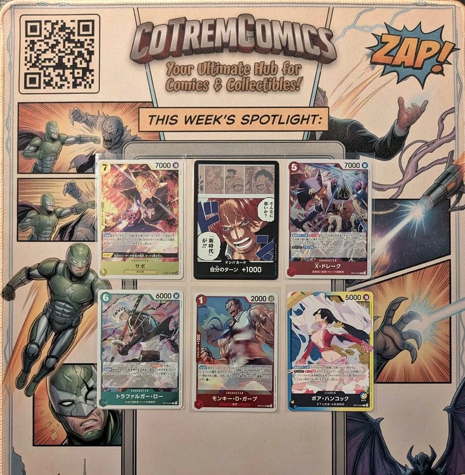 Various Japanese One piece cards