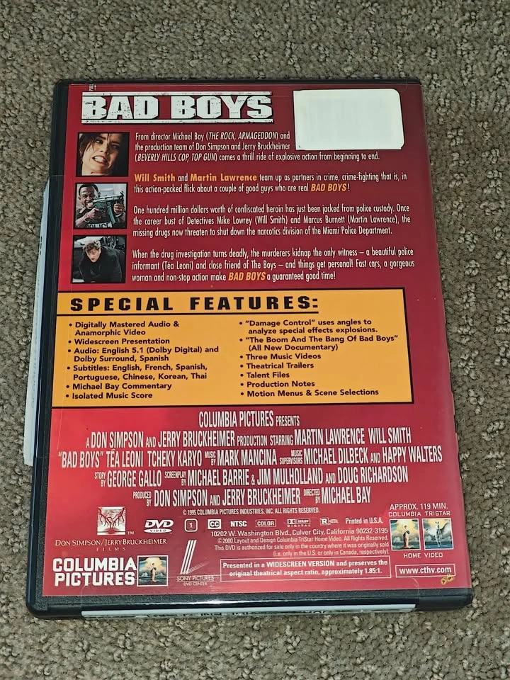 Bad Boys - Special Edition - DVD Movie - Will Smith - photo 3