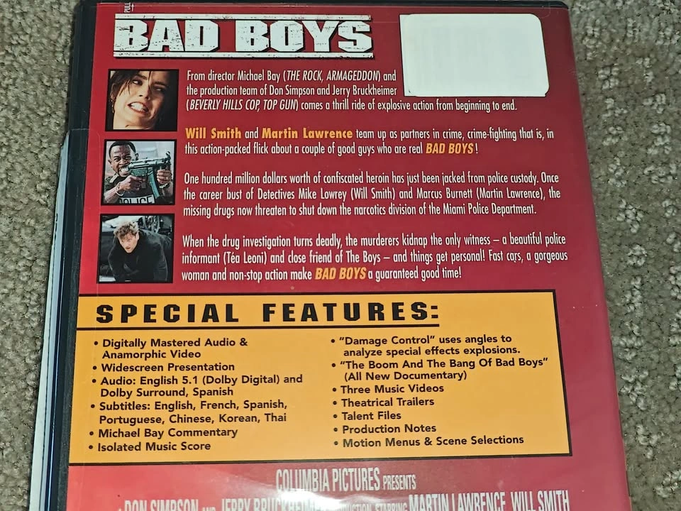 Bad Boys - Special Edition - DVD Movie - Will Smith - photo 4
