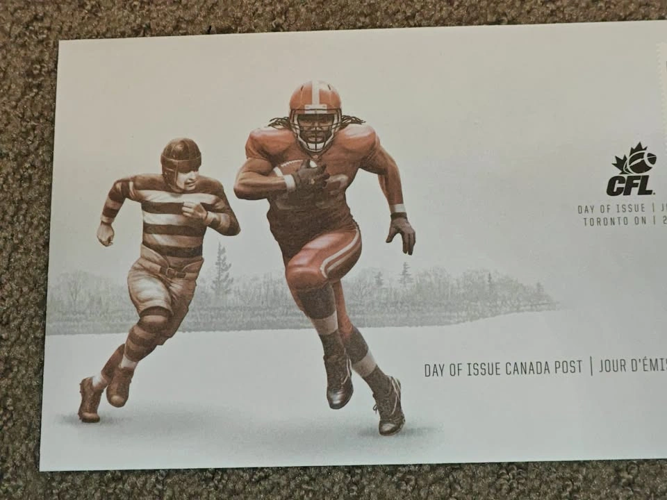 First Day Covers FDC 100 Grey Cup Canadian Football League 2012 - photo 3