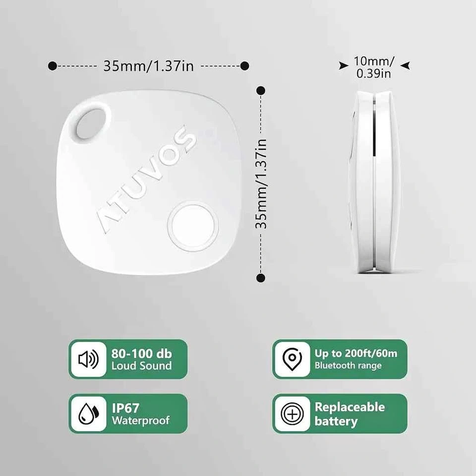 ATUVOS Air Tags Location Find My for Apple Devices