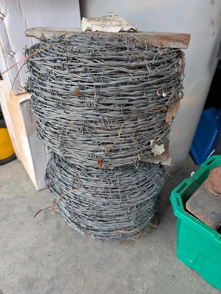 2 Rolls Tree Island Barbed Wire – 12.5 Gauge – 1,320 FT Each