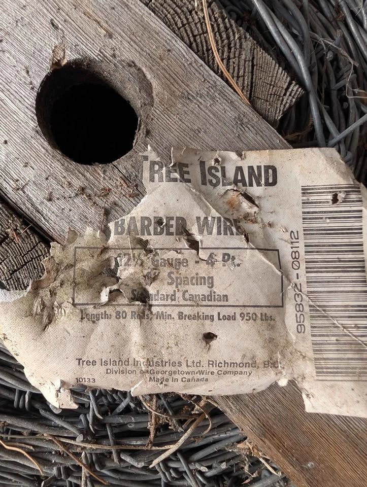 2 Rolls Tree Island Barbed Wire – 12.5 Gauge – 1,320 FT Each - photo 2