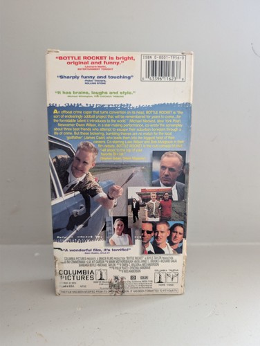 Bottle Rocket VHS 1996 Columbia Pictures Wes Anderson Owen Wilso - photo 3