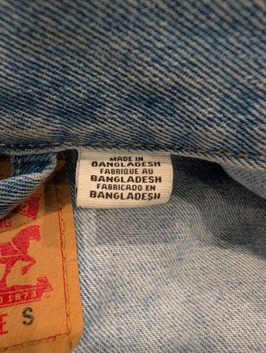 Levi's 72334 Light Wash Denim Trucker Jacket Women's Small - photo 4
