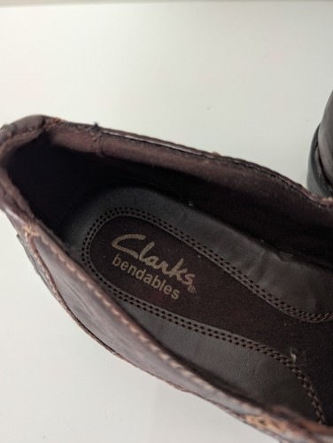 Clarks Bendables 83532 Women's 7.5 M Brown Leather Loafers - photo 2
