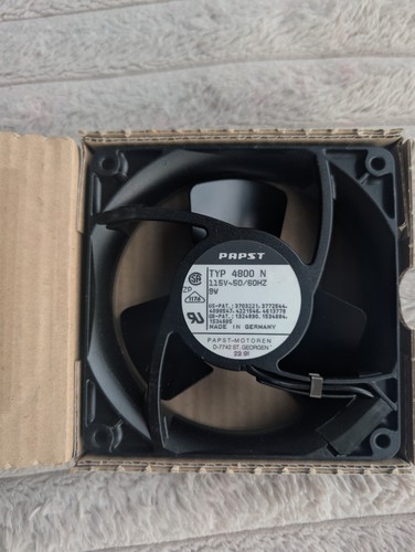 EBM-Papst 4800 N AC Axial Cooling Fan 115V 9W 119mm Germany - photo 4