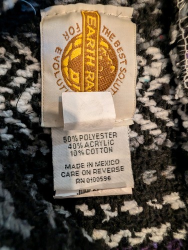 Earth Rags Baja Hoodie Pullover Striped Unisex - photo 4