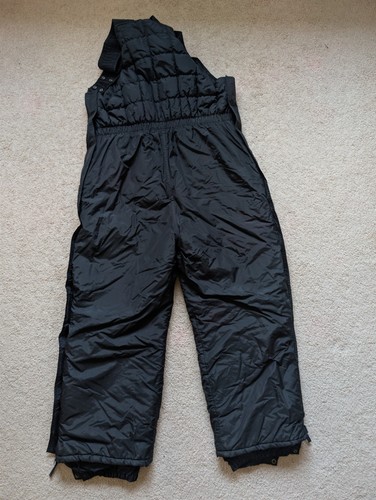Vintage Cold Wave Snowmobile Bibs XL Black Insulated Ski Snow Pa - photo 2