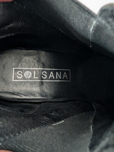 Sol Sana Women's Black Leather Chelsea Ankle Boots EU 40 - photo 2