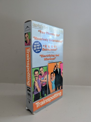 Trainspotting VHS 1996 Alliance Video Cult Film Ewan McGregor Te