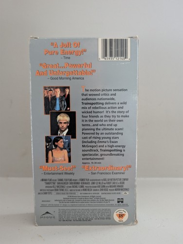 Trainspotting VHS 1996 Alliance Video Cult Film Ewan McGregor Te - photo 2