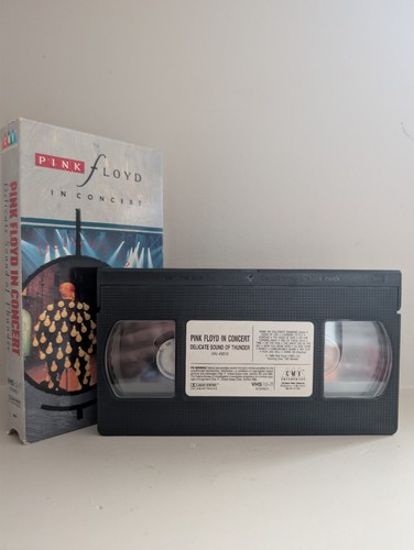 Pink Floyd Delicate Sound of Thunder In Concert VHS Hi-Fi CMV