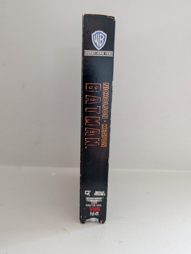 Batman 1989 VHS Warner Home Video Tested Michael Keaton - photo 3