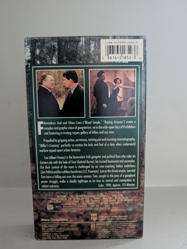 Miller's Crossing VHS 1990 Coen Brothers GRS Fox Video - photo 3