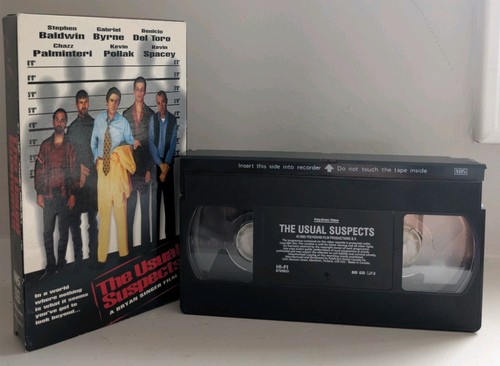 The Usual Suspects VHS 1995 Bryan Singer Kevin Spacey