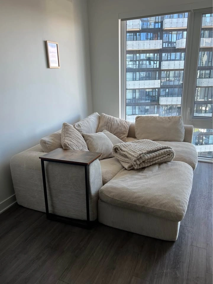 108” Cloud Sectional Sofa – L-Shaped with Ottoman - $450 - photo 2