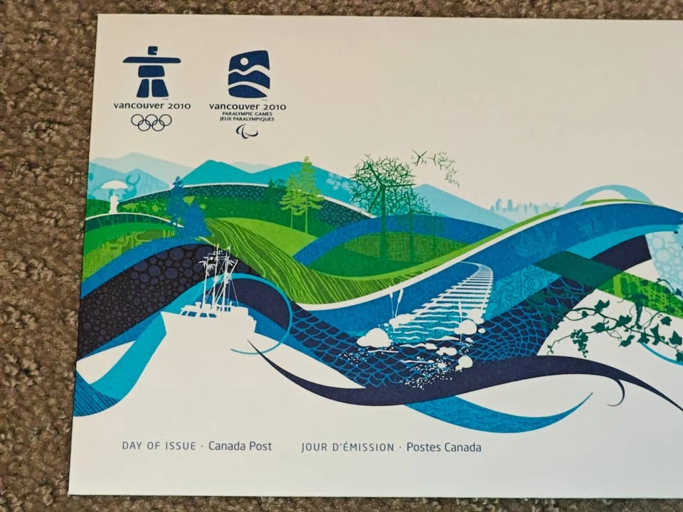 First Day Covers FDC Vancouver 2010 Olympic & Paralympic Emblem - photo 4