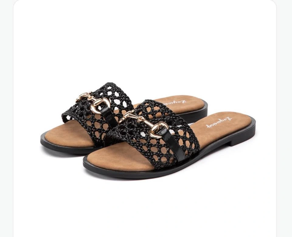 Women crochet boho slide sandal - photo 4