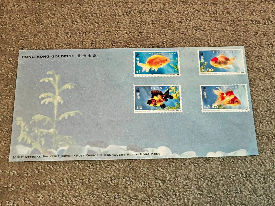 First Day Covers FDC - 1993 Hong Kong Goldfish Stamps