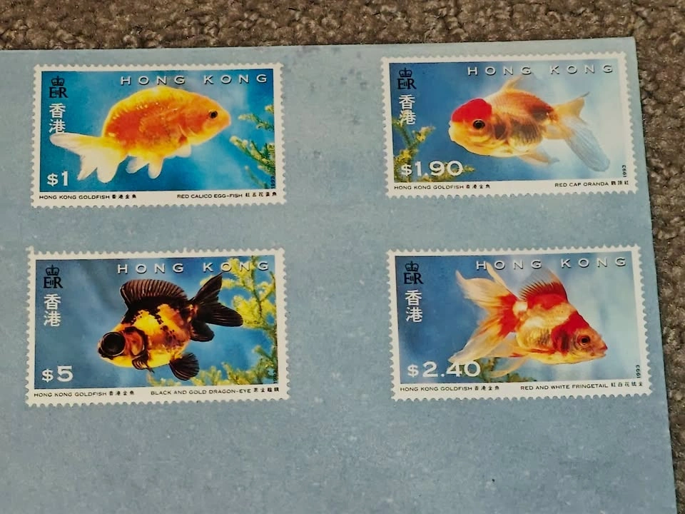 First Day Covers FDC - 1993 Hong Kong Goldfish Stamps - photo 2