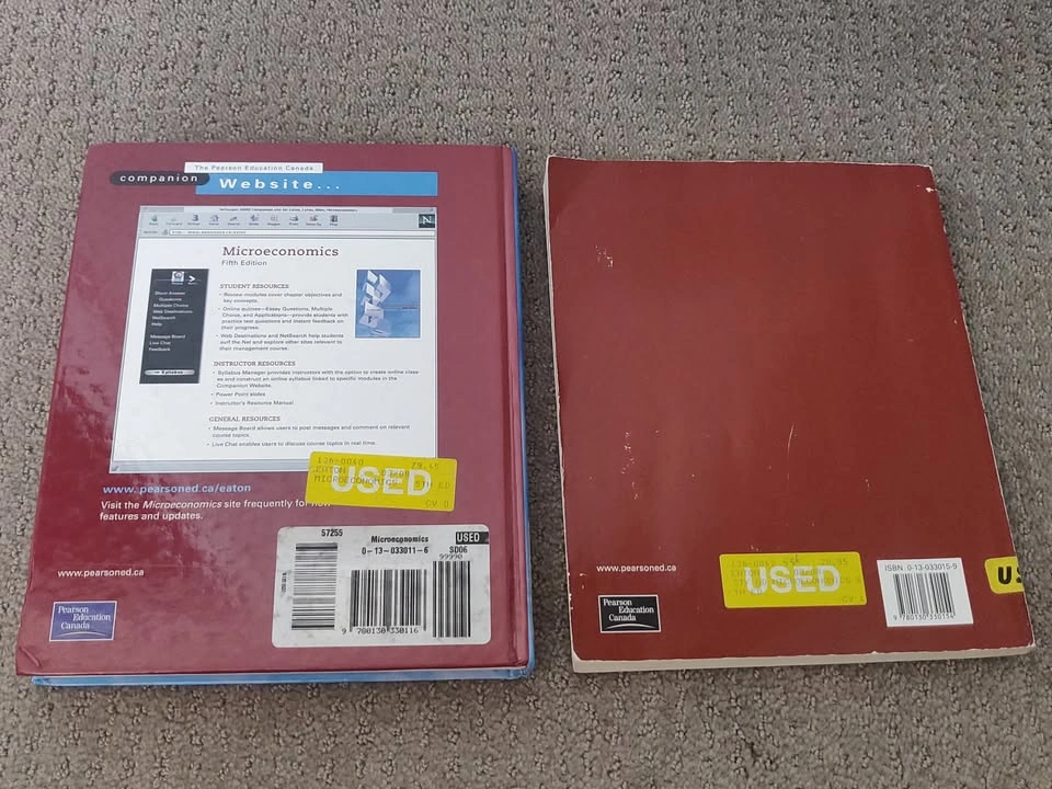 Microeconomics & Study Guide - 5th Ed - D. Eaton / D. Allen - photo 3
