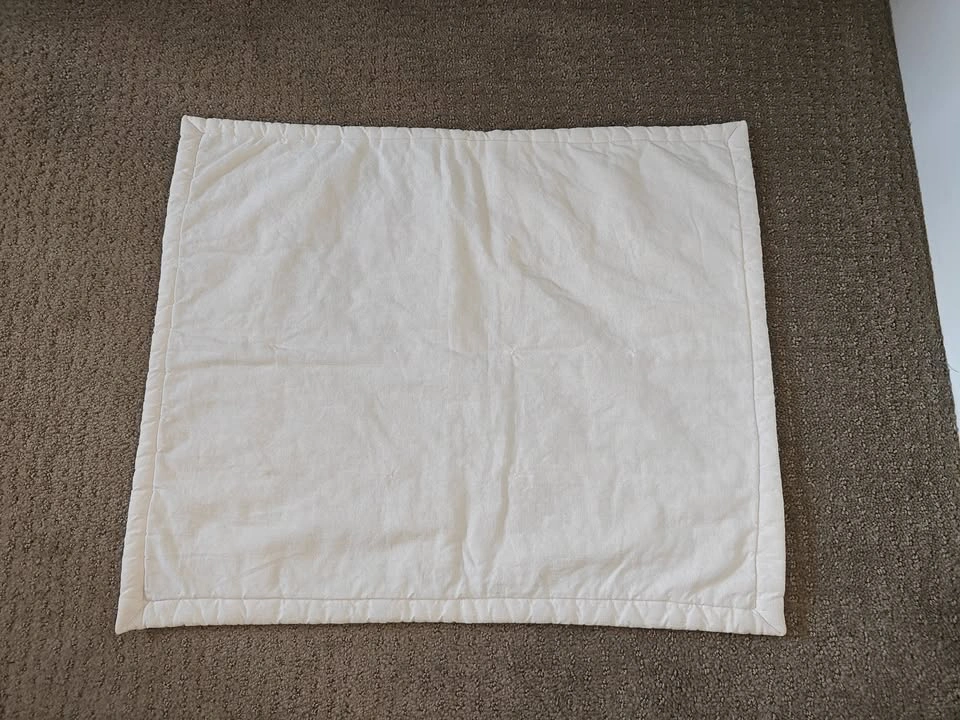 Mini Quilt Baby Security Blanket / Playmat - 16" x 20" - photo 4