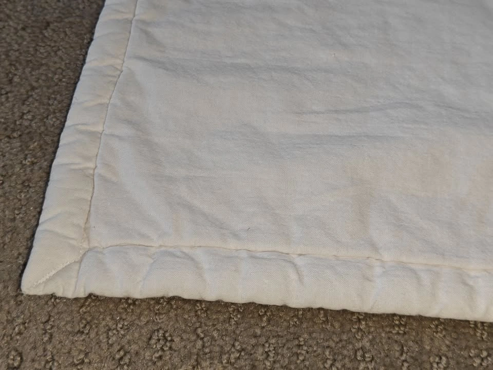 Mini Quilt Baby Security Blanket / Playmat - 16" x 20" - photo 5