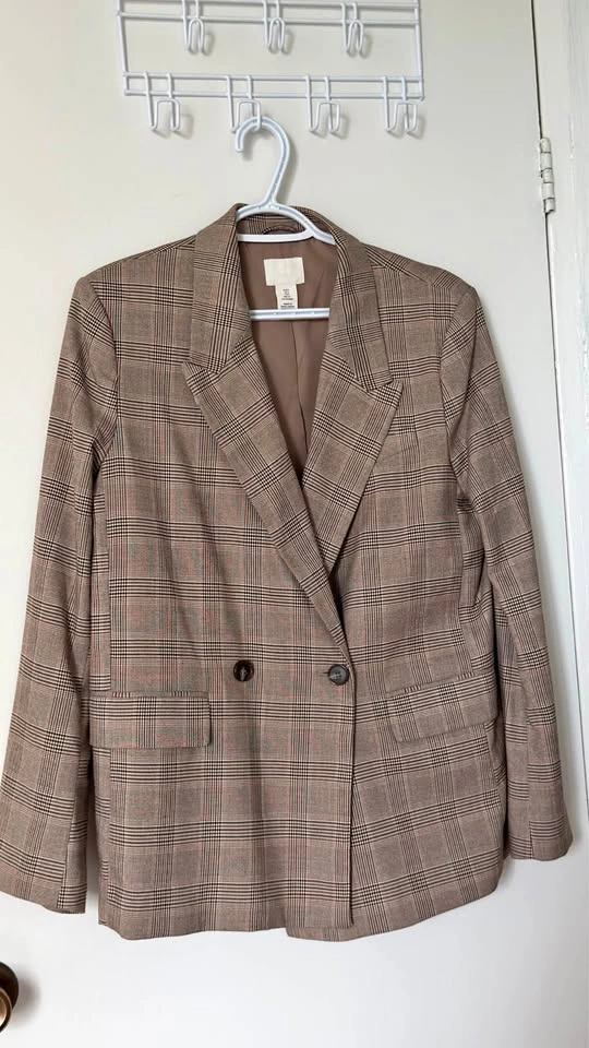 H&M Oversized Blazer and Wide Leg Trousers