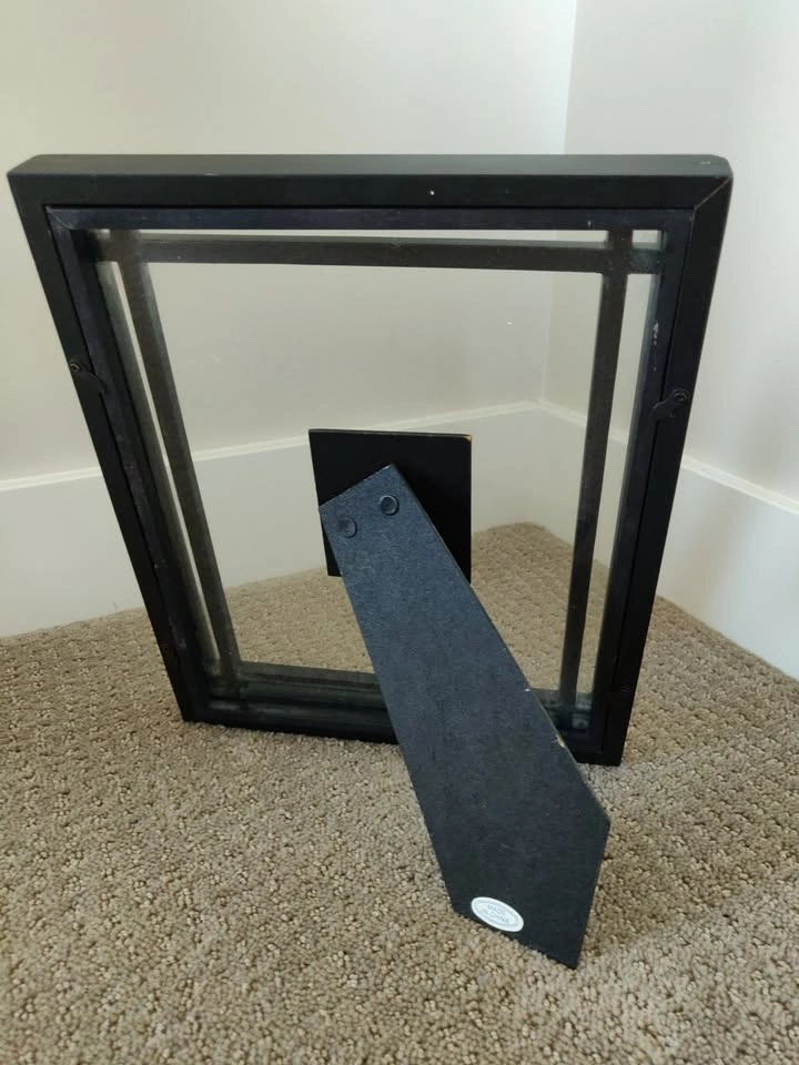 Picture Photo Frame - 6" X 8" - Black Wooden Frame - photo 2