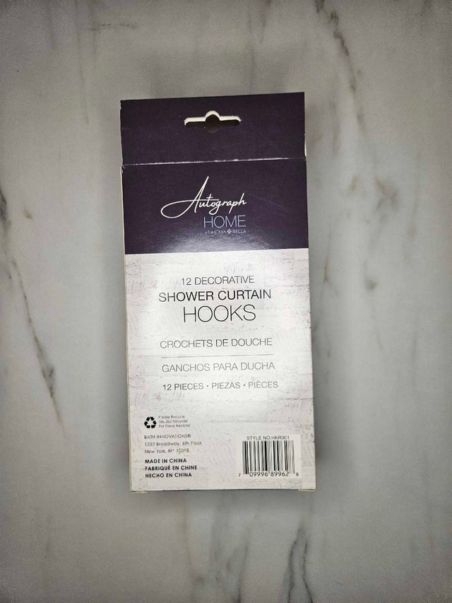 Shower Curtain Hooks Set of 12 - photo 2