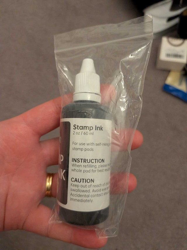 iMARK Premium Refill Ink for Self-Inking Stamps, Daters & Stamp - photo 3