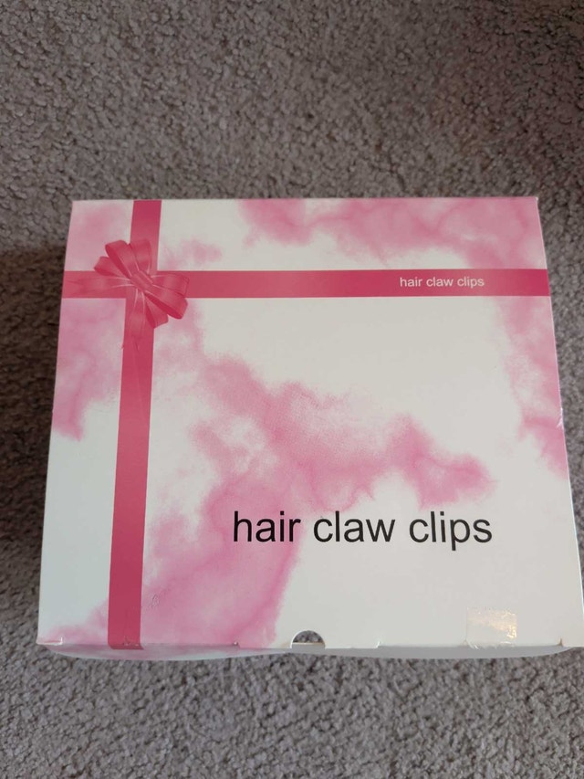 12 Pack Pink Hair Claw Clips - photo 3