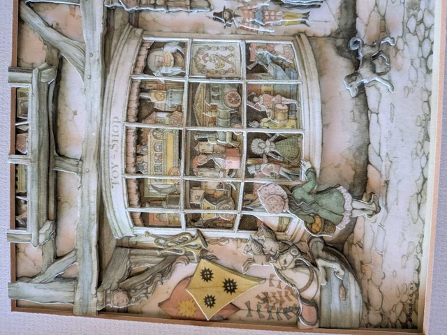 Anton Pieck 1973 The Toy Shop 3D Print - photo 4