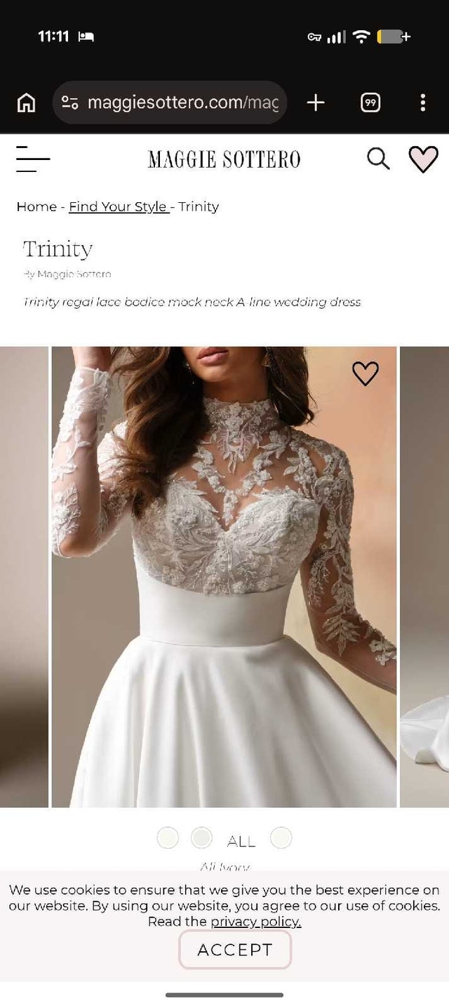 Maggie Sottero Trinity Wedding Dress - photo 5