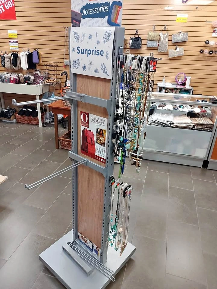 Retail Display Rolling Rack Stand
