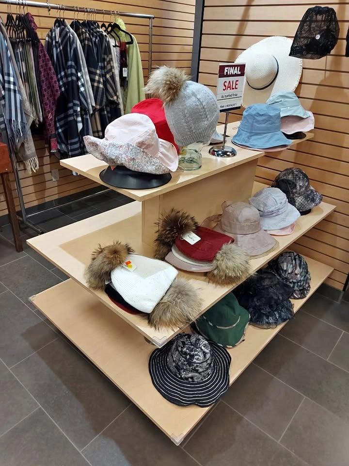 3-Tier Wooden Retail Display Table