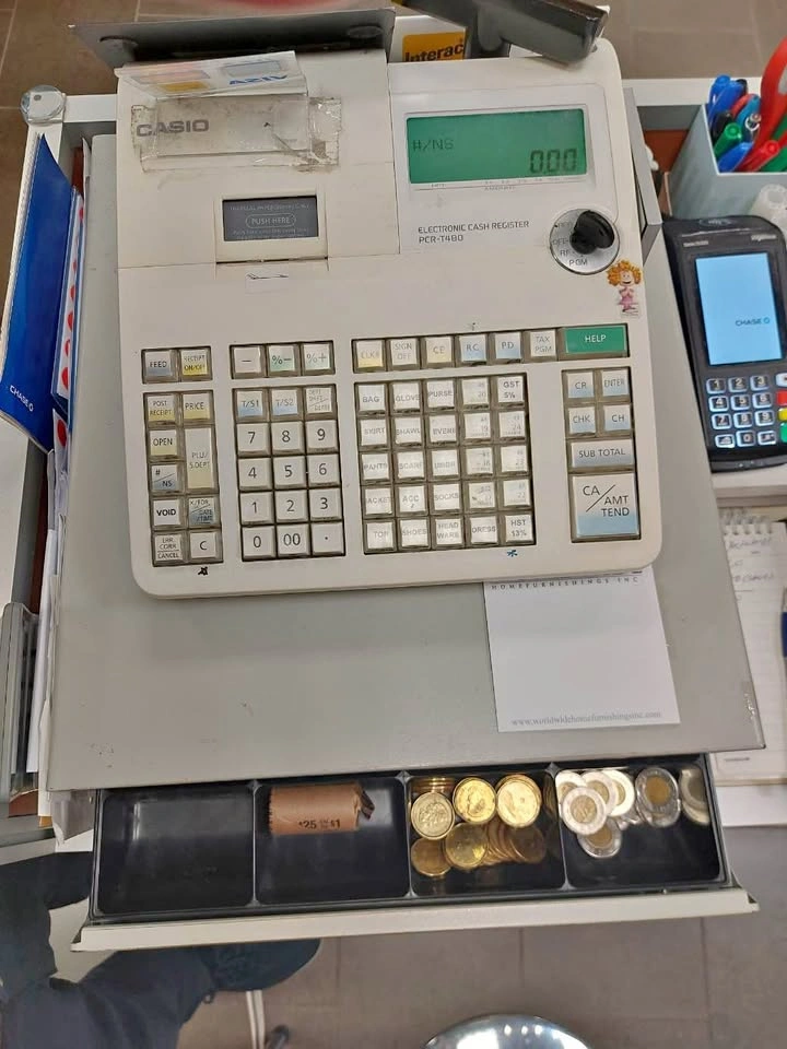 Casio PCR-T480 Electronic Cash Register