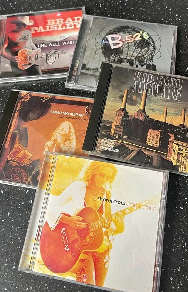 Lot of 5 CDs - Pink Floyd, The B-52's, Sheryl Crow, and more