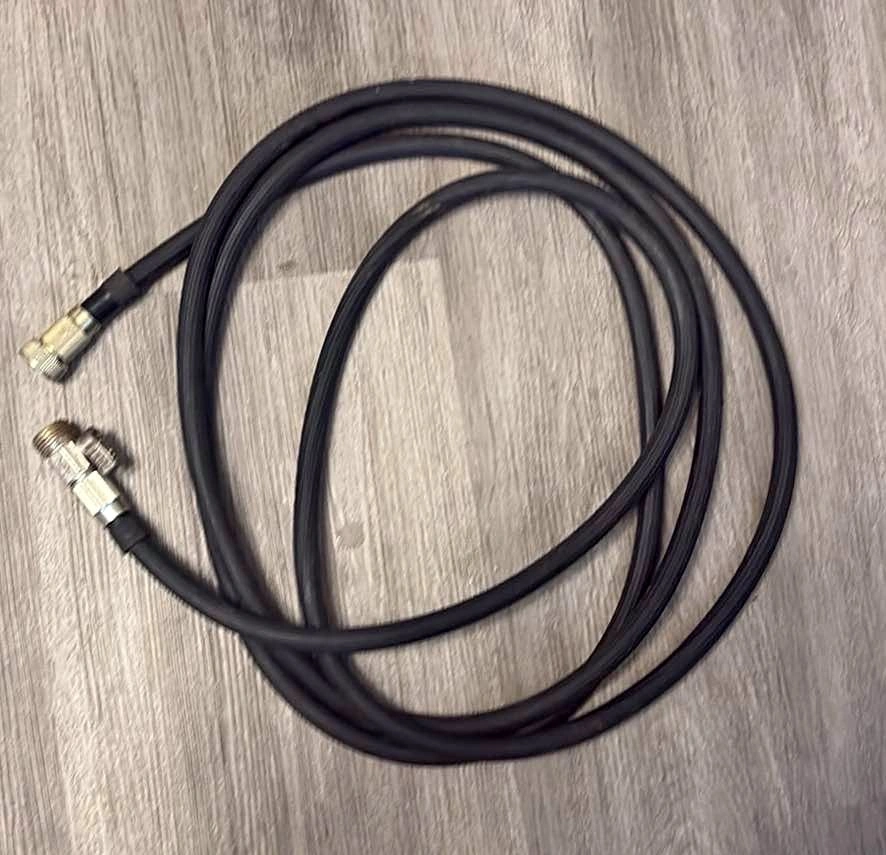 Black Rubber Garden Hose with 3/4 Inch Shut-Off Valve