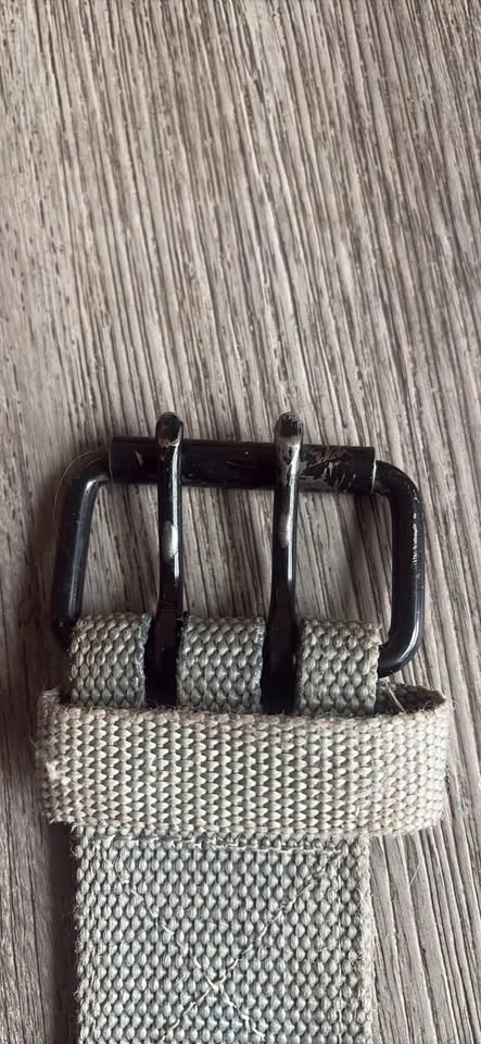 Grey Canvas Double Grommet Belt - $5 - Pickup Cochrane - photo 2