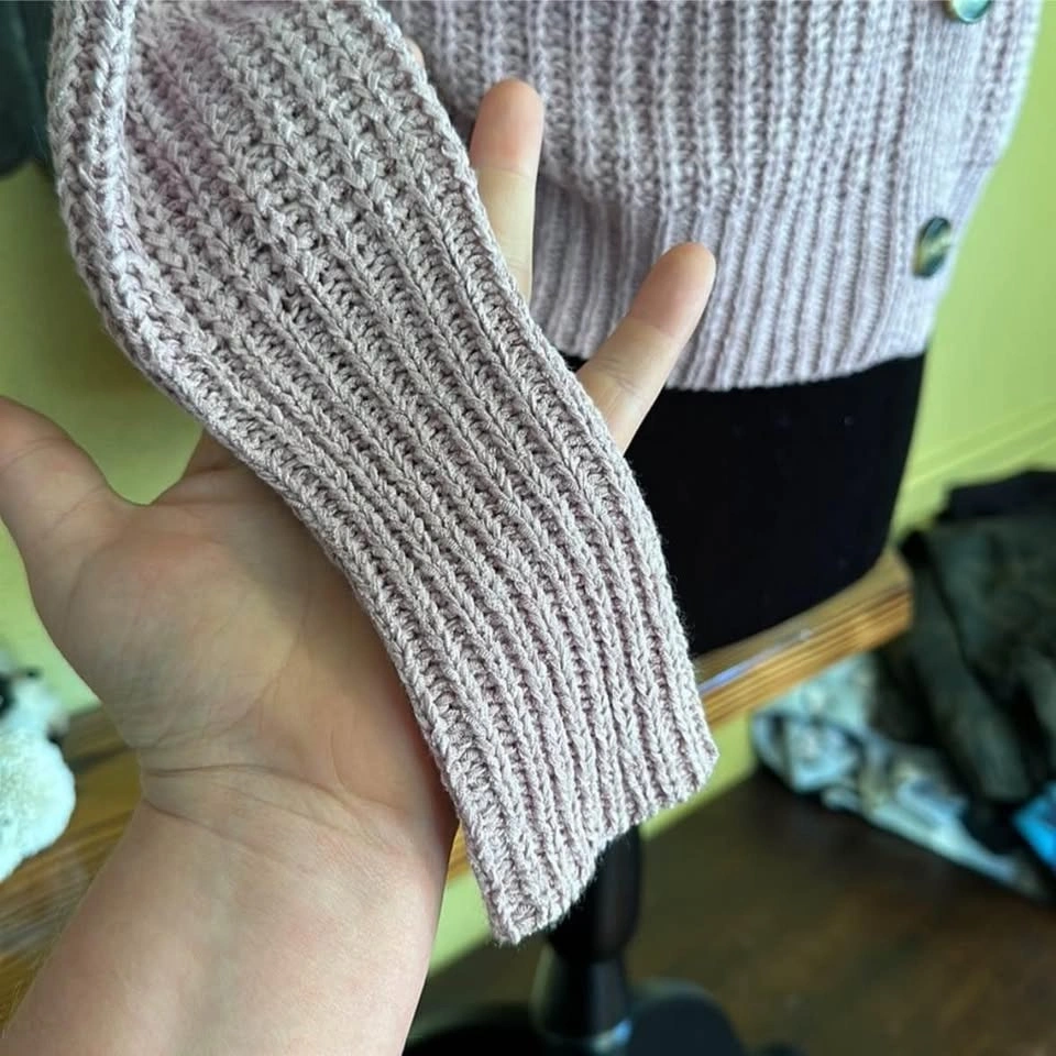 Moon & Madison Oversized Knit Crop Cardigan Sweater - photo 3