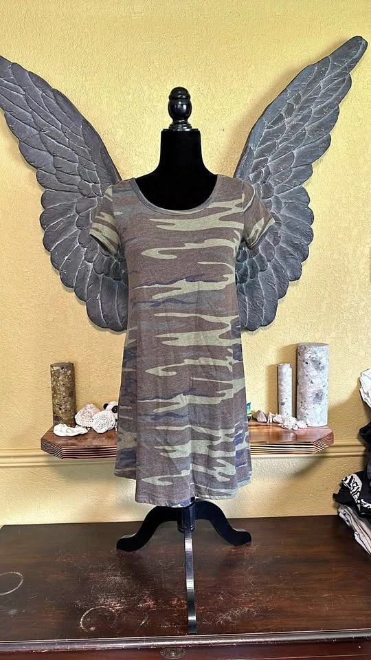 Z Supply Camo Tee Shirt Dress