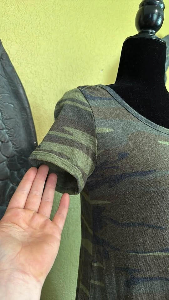 Z Supply Camo Tee Shirt Dress - photo 3